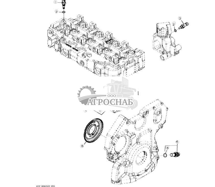 6737 Датчики двигателя 
